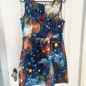 Modcloth Multicolor Cosmic Dress